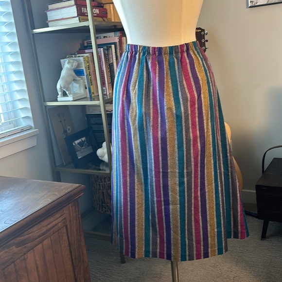 Vintage Stripe Skirt - Picture 4 of 7